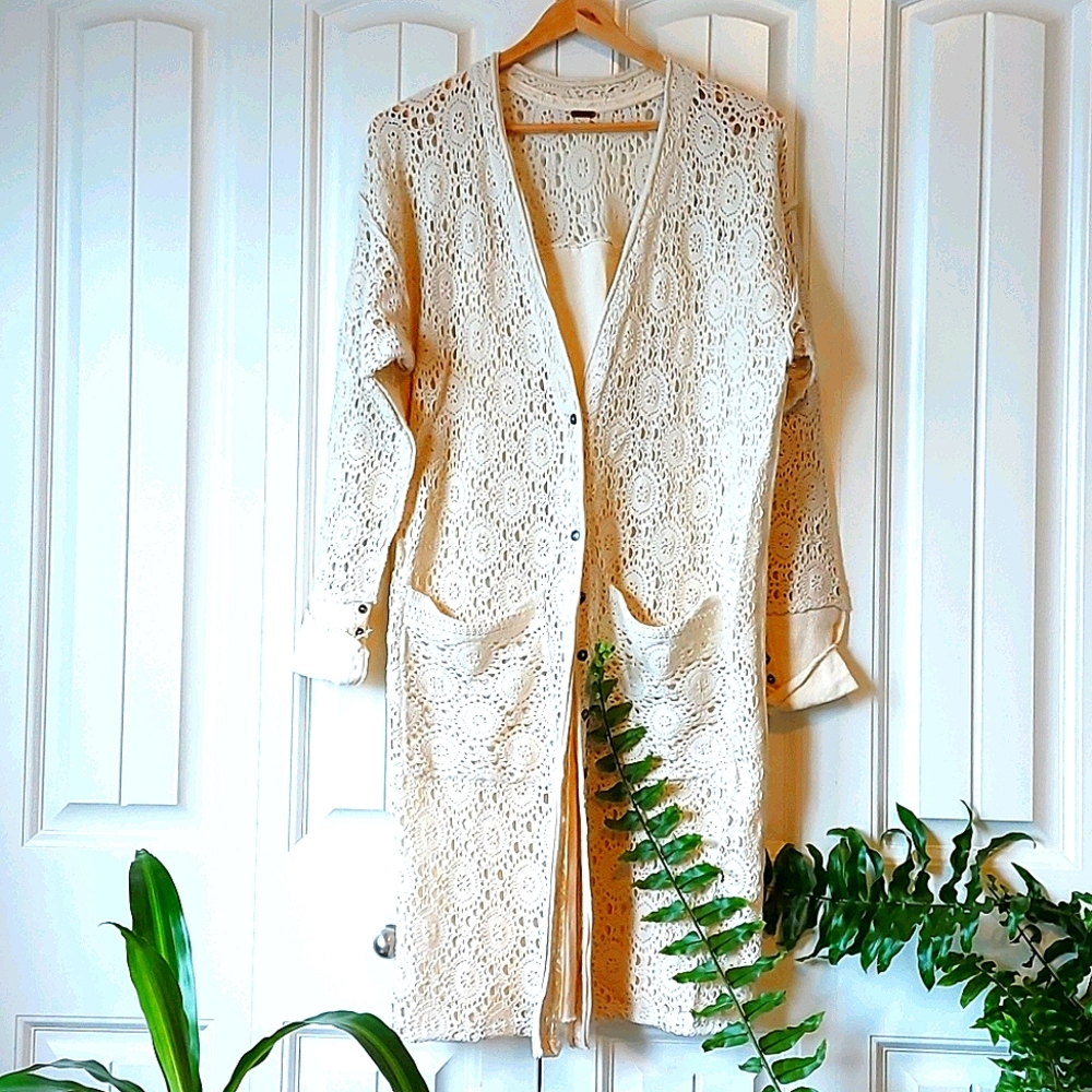 Free People | Runaway crochet duster